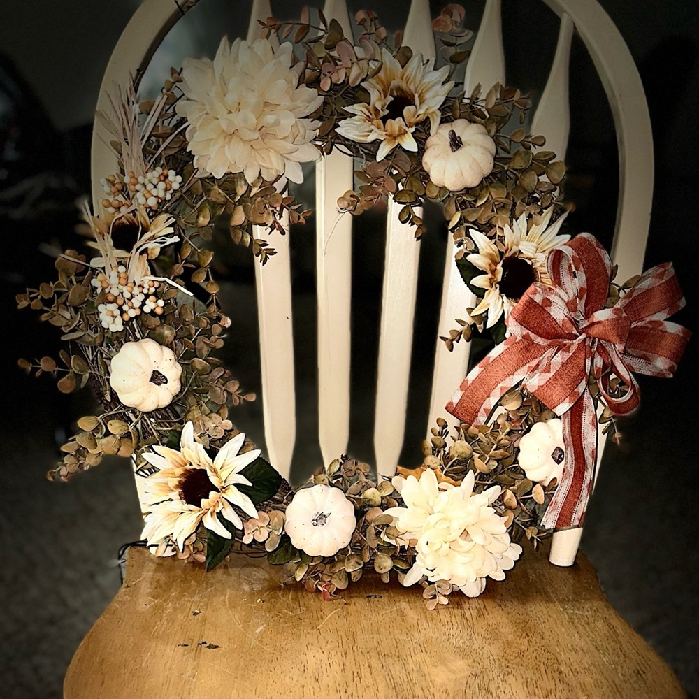 Fall Door wreath - Picture 7 of 7